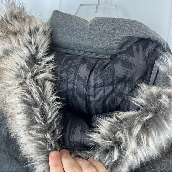 The north face Hyvent grey waterproof puffer parka hooded ski jacket XS - Picture 13 of 14
